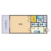 クレセール西牟田の間取り画像