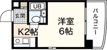Calm東観音の間取り画像
