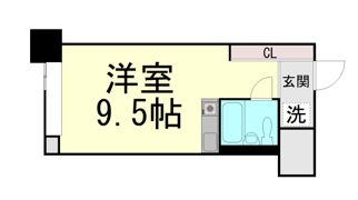 イーストコート2番街の間取り画像