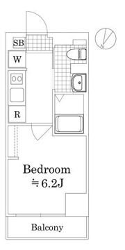 AZEST阪東橋の間取り画像