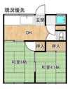 コーポみつきの間取り画像