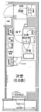 アイルグランデ南大井の間取り画像