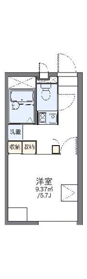 レオパレスジュネスの間取り画像