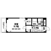 メルベージュの間取り画像