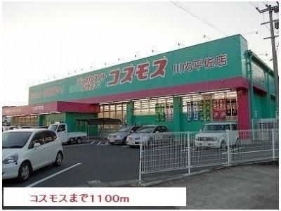 コスモスまで1100m