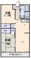 ナガイハイツの間取り画像