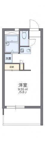 レオパレス鶴園の間取り画像