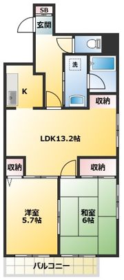 第三宝マンションの間取り画像