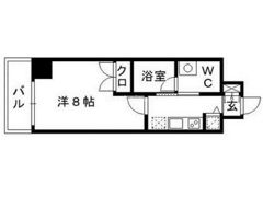クレスティア天神サウスの間取り画像