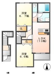 SUN BRIDGE KARASAKIの間取り画像