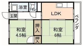 新原第2マンションの間取り画像