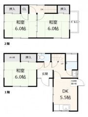 中野東5丁目戸建ての間取り画像