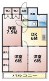 グランドールオオニシの間取り画像