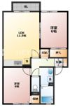 ロイヤルガーデン永田A棟の間取り画像