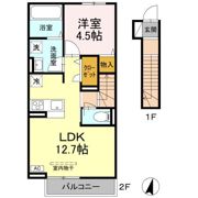 コンフォート E棟の間取り画像