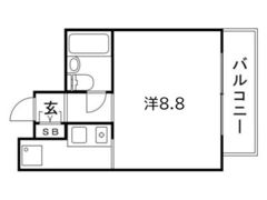 ライオンズマンション神戸西元町の間取り画像