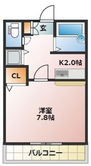 ロイヤルパレスⅠの間取り画像