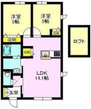 エーデルワイスBの間取り画像