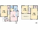松戸市栄町8丁目戸建ての間取り画像