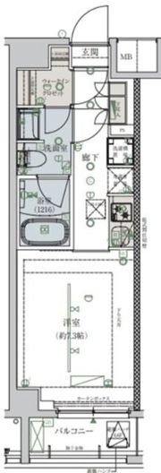 ベルシード志村坂上の間取り画像