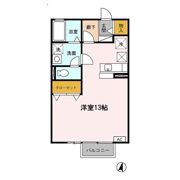 リビングタウン乙田 Aの間取り画像