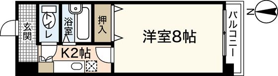 メゾン・ド・カルチェ舟入の間取り画像