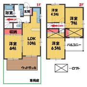 第4ヤマノウチハイツの間取り画像