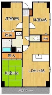 ヴィラ森田の間取り画像