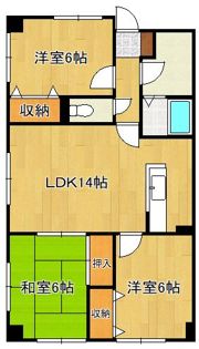 ヴィラ森田の間取り画像