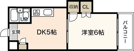 中田ビル三篠の間取り画像