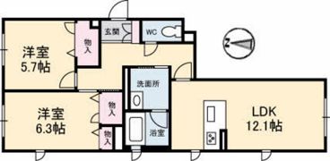 W＆Bの間取り画像