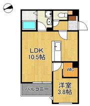 Crecia片野IIの間取り画像
