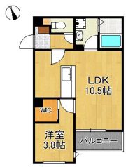 Crecia片野IIの間取り画像
