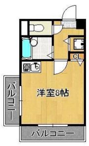 アベニュー医大前の間取り画像