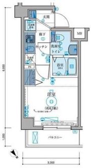 リヴシティ東池袋の間取り画像