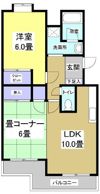 遠鉄ハイツ西ヶ崎F棟の間取り画像