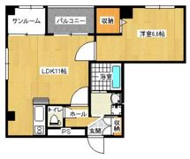 グランドパレス駅西の間取り画像