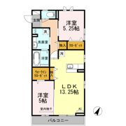 グランテージ学園南の間取り画像