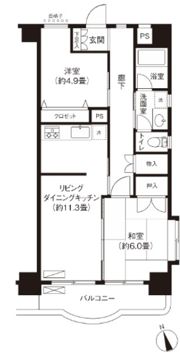 フジマンション第2の間取り画像