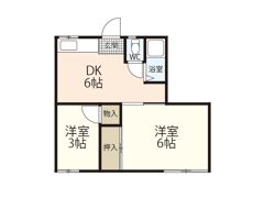 亀田アパートの間取り画像