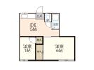 亀田アパートの間取り画像