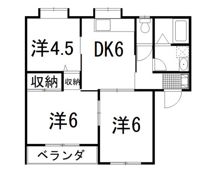 光ハイツの間取り画像