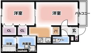 アムールLusterの間取り画像