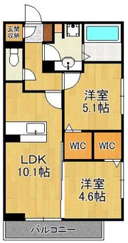 AURALEE足立の間取り画像