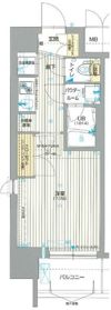 クレビオス梅田北の間取り画像
