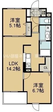PETOK大岩の間取り画像