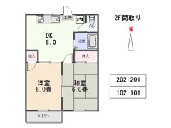 メゾン石原の間取り画像