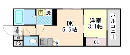 ハーモニーテラス青木Ⅲの間取り画像