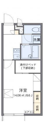 レオパレスアドヴァンテージの間取り画像