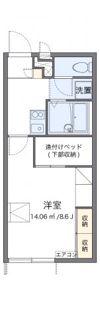 レオパレスアドヴァンテージの間取り画像